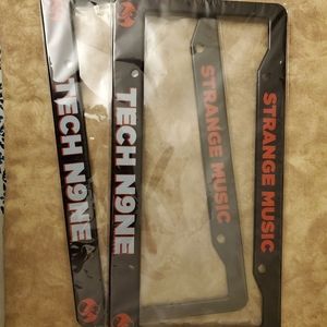 Strange Music Inc License Plate